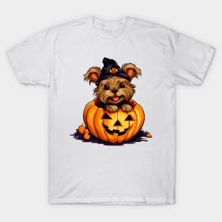 Yorkshire Terrier Dog inside Pumpkin #2 T-Shirt